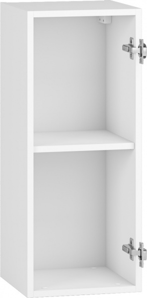 Шкаф верхний Грейд распашной (ТОП) 300x720x300 мм белый 
