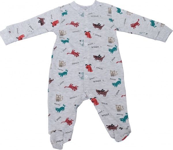 Комбинезон детский Фламинго р.68 меланж 647-209 