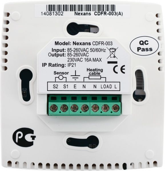 Терморегулятор Nexans программируемый MILLITEMP CDFR-003