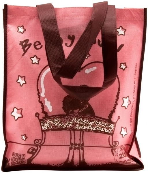 Экосумка ZOZ Будь моей любовью красный 