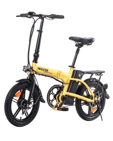 Електровелосипед Maxxter URBAN PLUS (yellow-black) 16