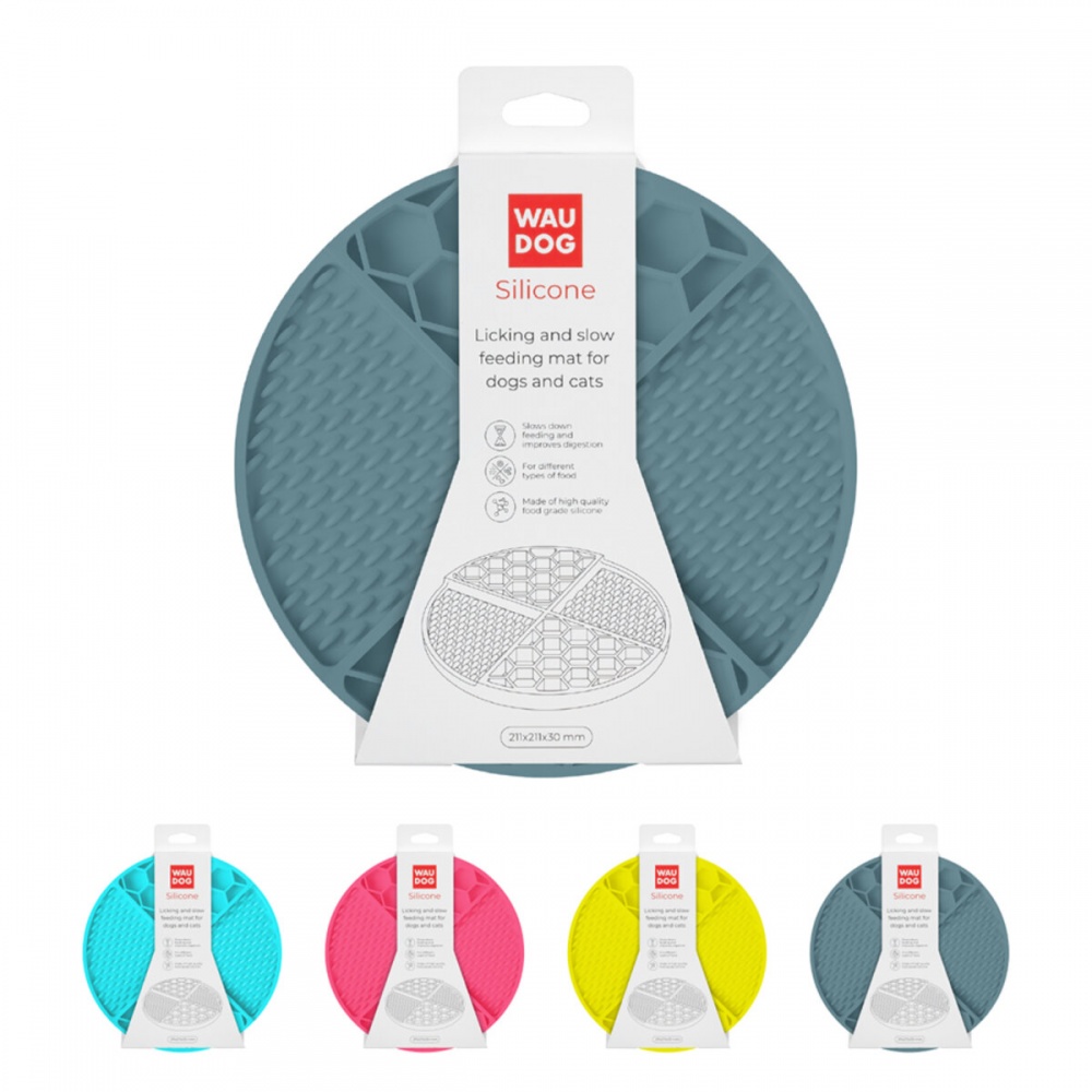 Коврик Waudog Silicone 211х211х30 мм серый