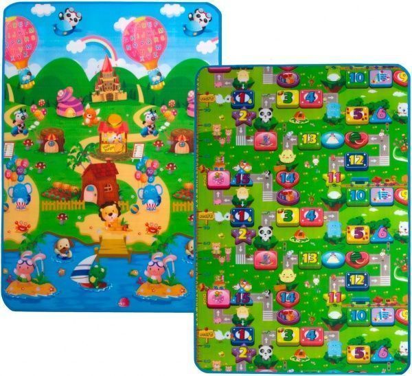 Развивающий коврик Limpopo «Солнечный день и цветные цифры» 150х180 см