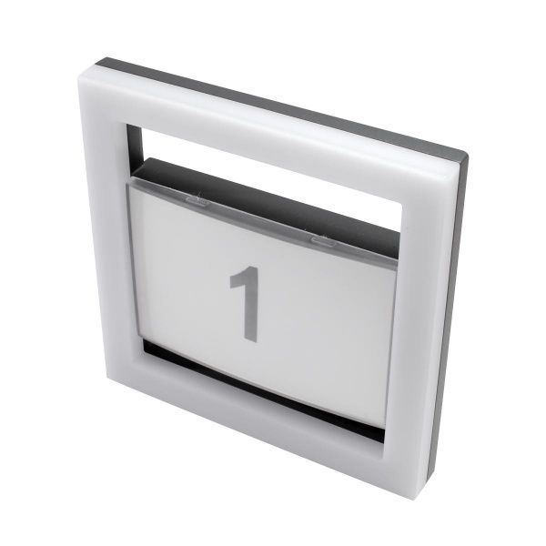 Светильник уличный настенный Lutec LED 13 Вт IP44 серый ALICE 5194301118 