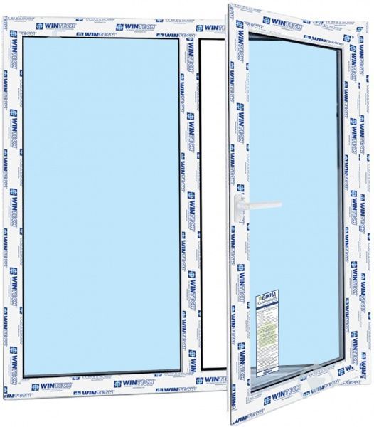 Окно поворотно-откидное WINTECH 540 1400x900 мм правое 