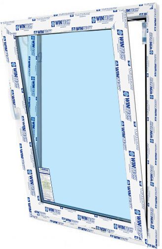 Окно поворотно-откидное WINTECH 540 800x1200 мм правое 