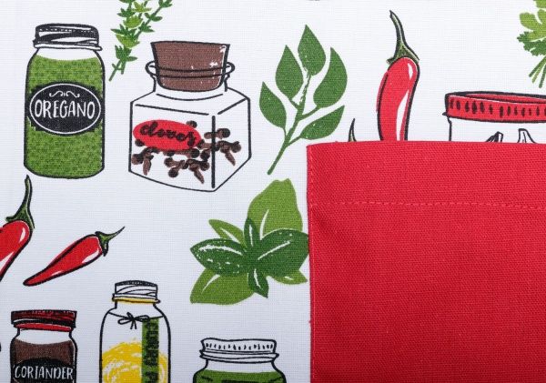 Фартук кухонный Специи красный Homeline