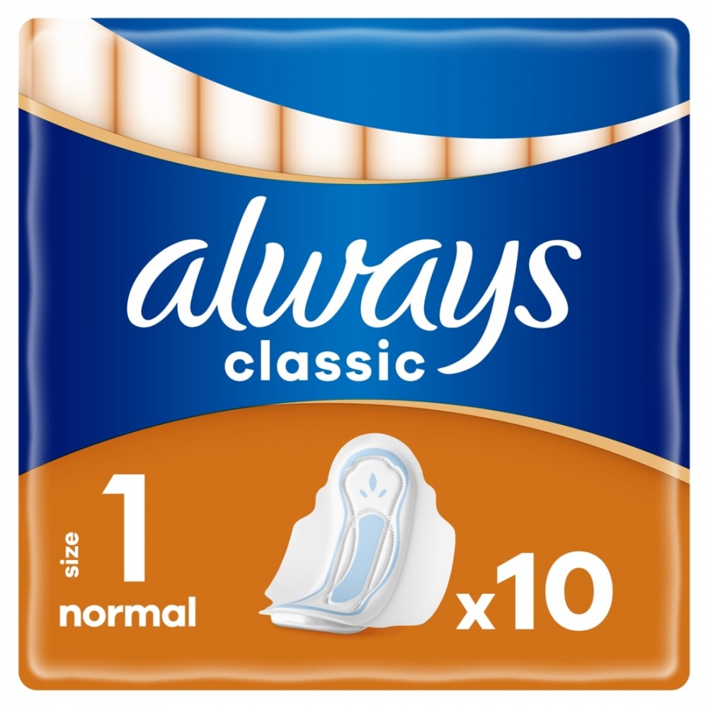 Прокладки гігієнічні Always Classic Normal (Розмір 1) 10 шт.