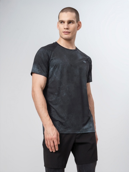 Футболка 4F FUNCTIONAL T-SHIRT TSMF011 H4Z22-TSMF011-90A р.S черный меланж