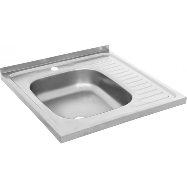 Мойка накладная Family z6604R 60x60 см чаша слева