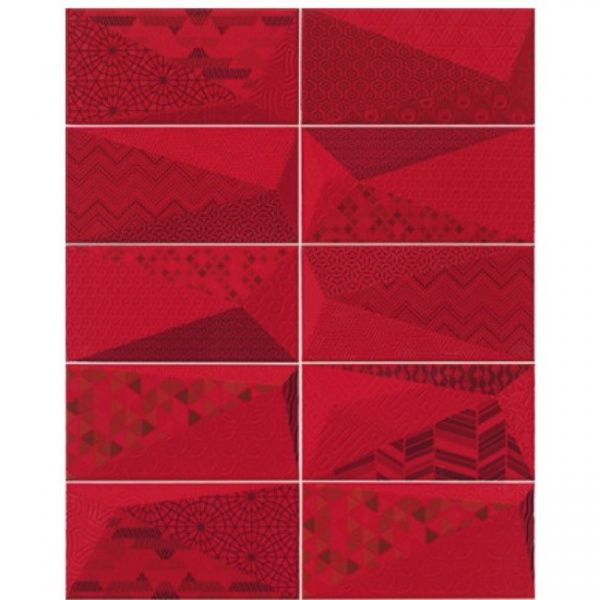 Плитка Mainzu Diamond Фенсі Рубі 10x20 