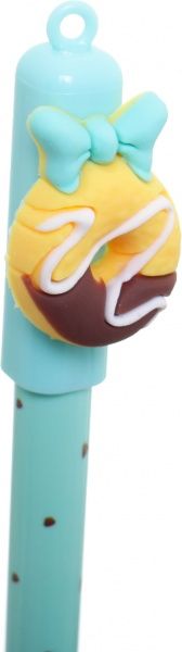 Ручка гелевая пиши-стирай Donut голубая 