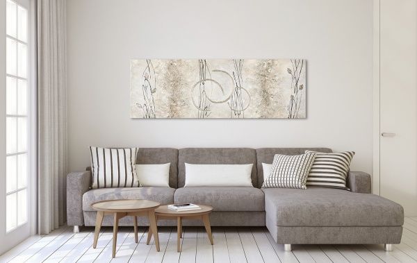 Картина Золотое сияние 50x150 см Юрис Проф Арт 