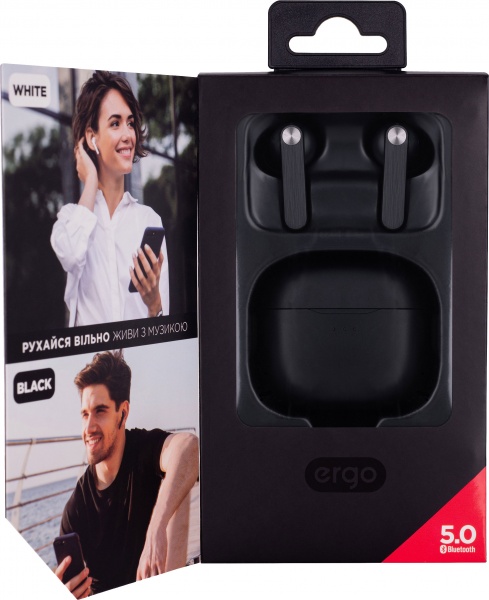 Навушники Ergo BS-700 black (BS-700 Sticks 2 Black) 