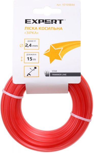 Леска косильная Expert Garden Звезда 2,4 мм