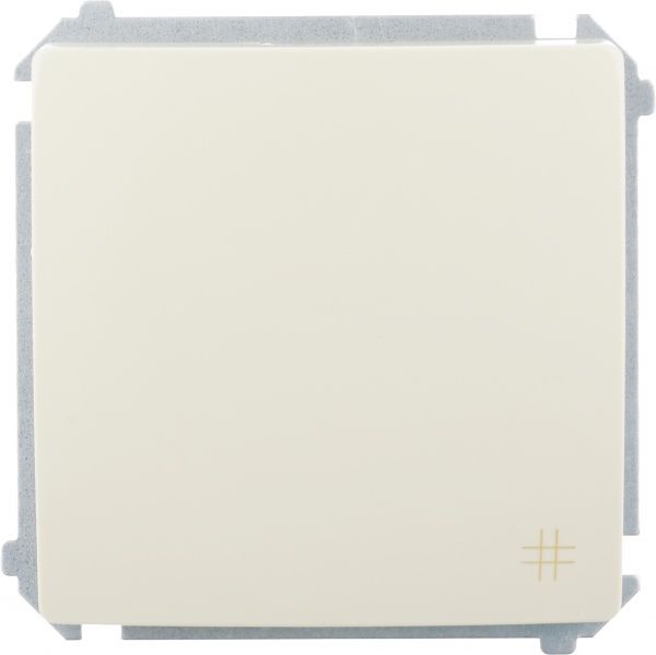 Выключатель перекрестный одноклавишный Simon Basic без подсветки 10 А 250В кремовый BMW7.01/12