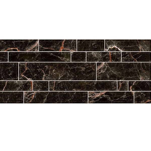 Плитка InterCerama PLAZA чорна 95 082 23x50