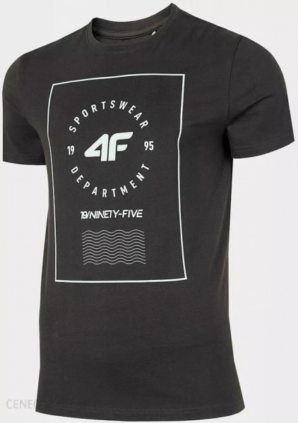Футболка 4F H4L22-TSM033-22S р.2XL чорний