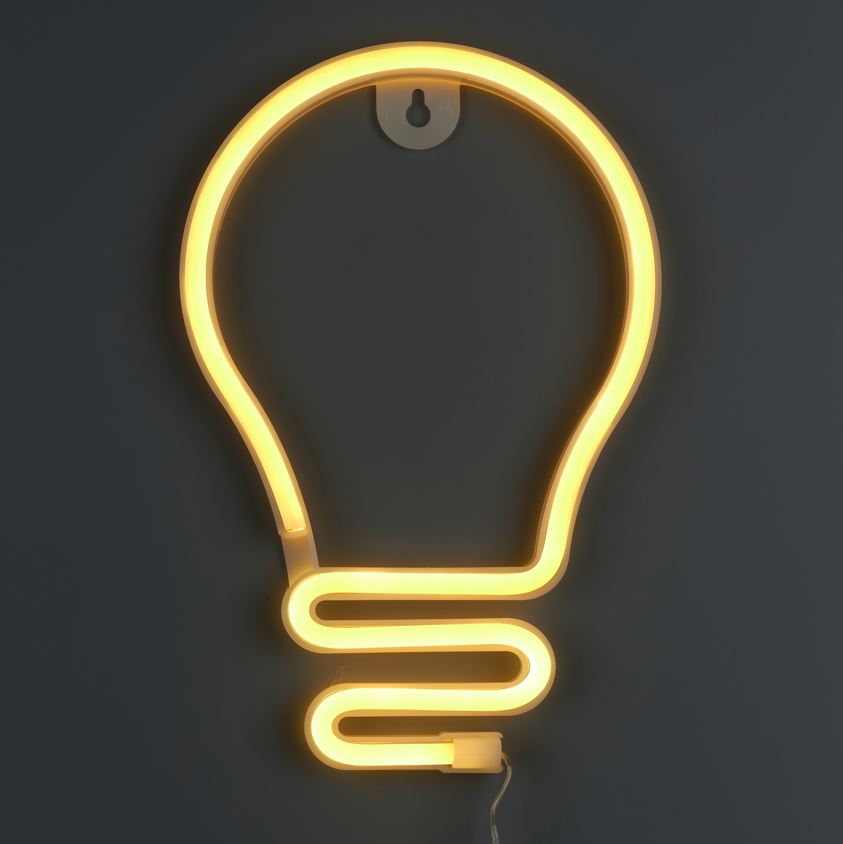 Неоновая вывеска Luna LUDS-NEO-50 Лампочка теплый белый/красный/розовый