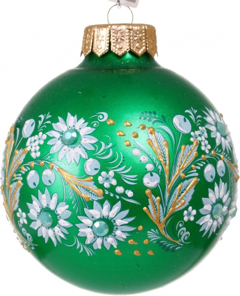 Куля новорічна Декор-престиж d 100 мм в асортименті