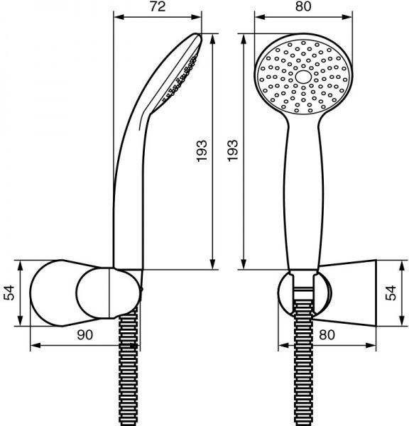 Лійка для душу Emmevi Rubinetterie Неффер BIO146