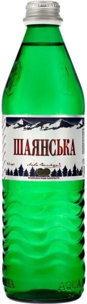 Вода мінеральна Аква-Поляна сильногазована 0,5 л (Шаянська) 