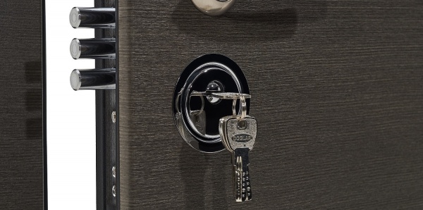 Двері вхідні Міністерство дверей Оптима 58 венге сірий горизонт 2050x960 мм праві