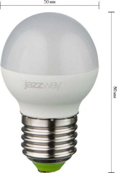 Лампа светодиодная Jazzway PLED-SP 9 Вт G45 матовая E27 220-240 В 3000 К 2859631 