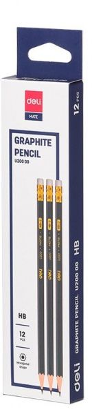 Олівець чорнографітний EU20000-12 Deli