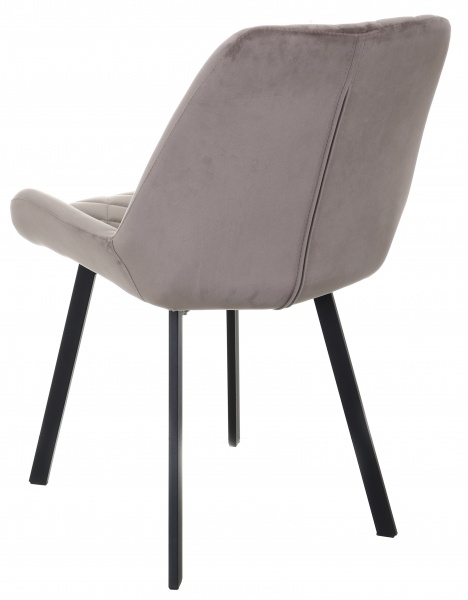 Стул Bjorn NORD MAGIC VELVET 2209 PR серый / черный