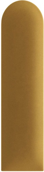 Декоративная панель Vilo тканевая 15x3x60 см овал горчичный стеновая 