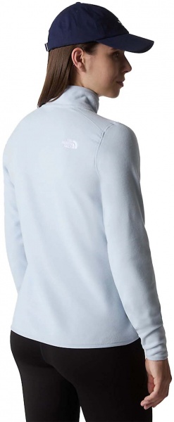 Джемпер THE NORTH FACE W 100 GLACIER 1/4 ZIP - EU NF0A855MI0E1 р.XS голубой
