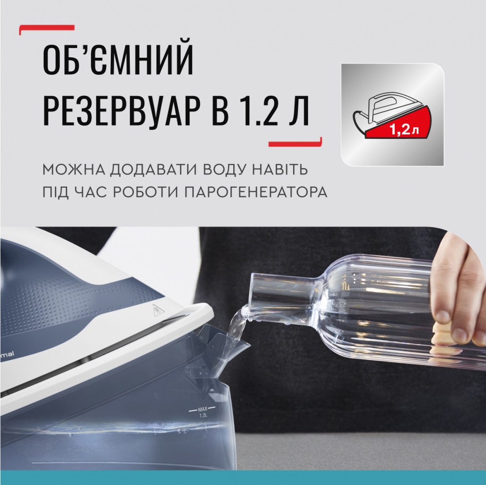 Утюг с парогенератором Tefal Express Optimal SV4110E0