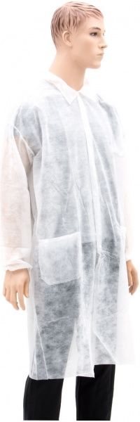 Халат рабочий Delta Plus BLOUSPO р. L рост универсальный BLOUSPOGT белый