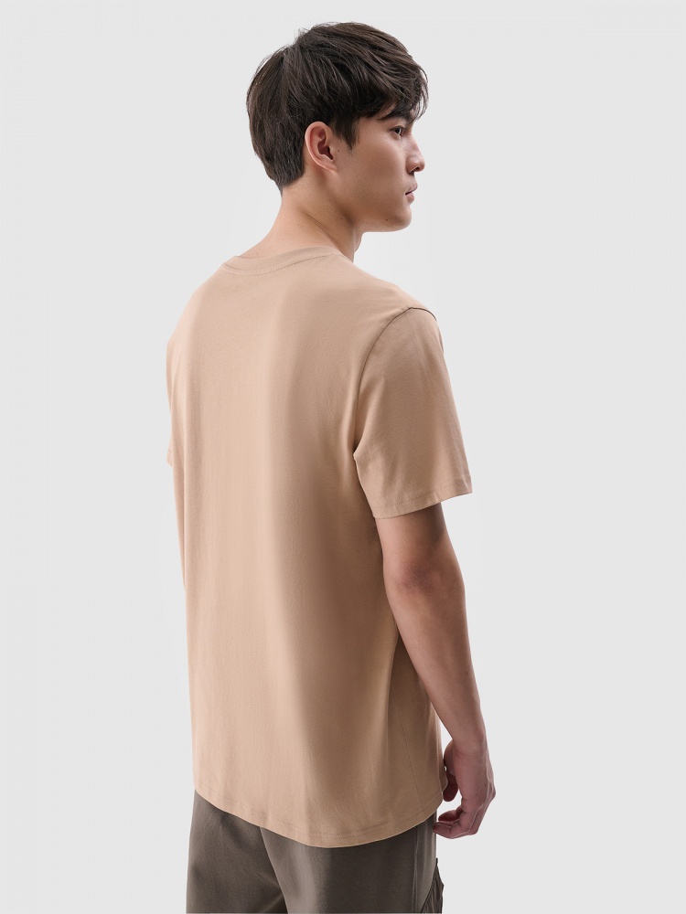 Футболка 4F TSHIRT M2075 4FWSS25TTSHM2075-83S р.M бежевый