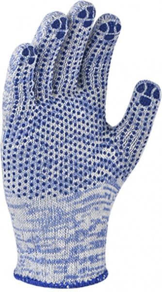 Перчатки Compass 5 пар с покрытием ПВХ точка XL (10) 5704