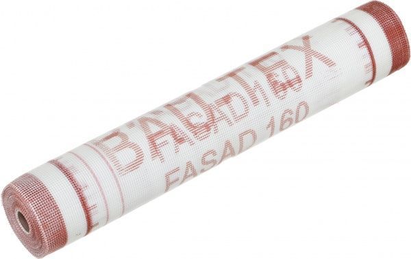Склосітка штукатурна лугостійка BAU-TEX 5x5, 160 г/кв.м, 1х50 м