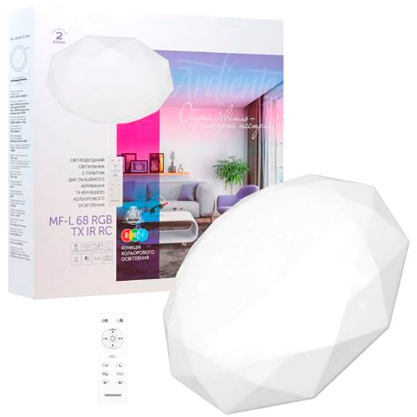 Светильник светодиодный Светкомплект Ardiente MF-L RGB с пультом ДУ 68 Вт белый 2800-6000 К 