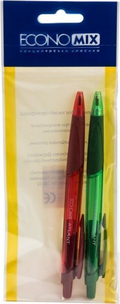 Набор ручек шариковых Economix E19985 2 шт. 