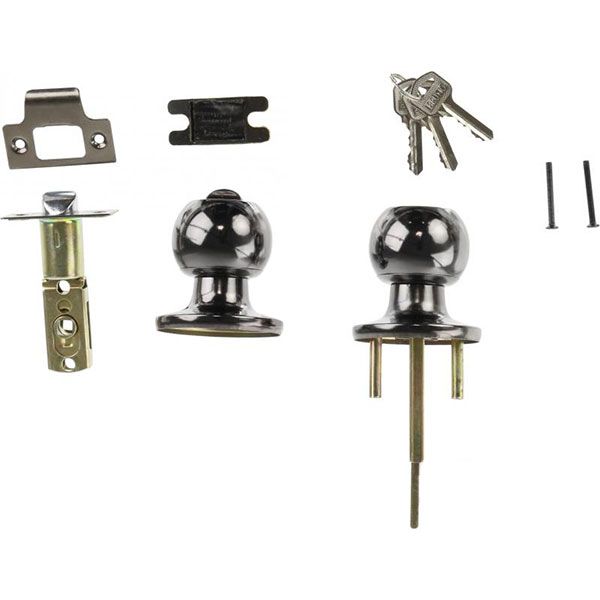 Кнобсет Bruno 607 BN MBC WC чорний нікель