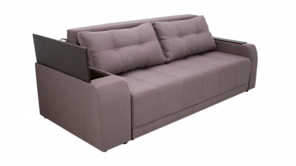 Диван прямий Кедр Плейн ліва ніша мокко 2400x1050x820 мм