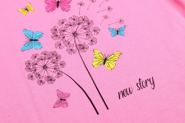 Піжама дитяча для дівчаток KOSTA 1434-7 р.134–140 рожевий 