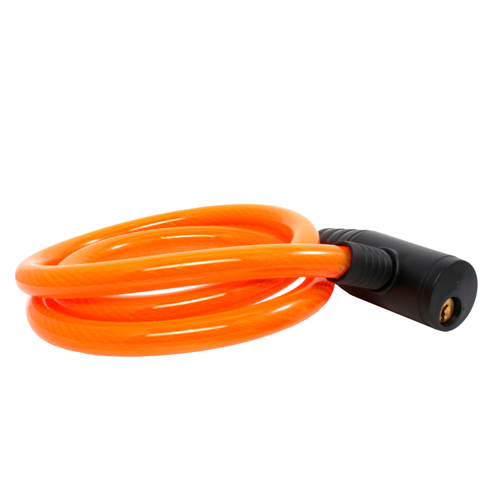 Замок велосипедний Comit помаранчевий 61287