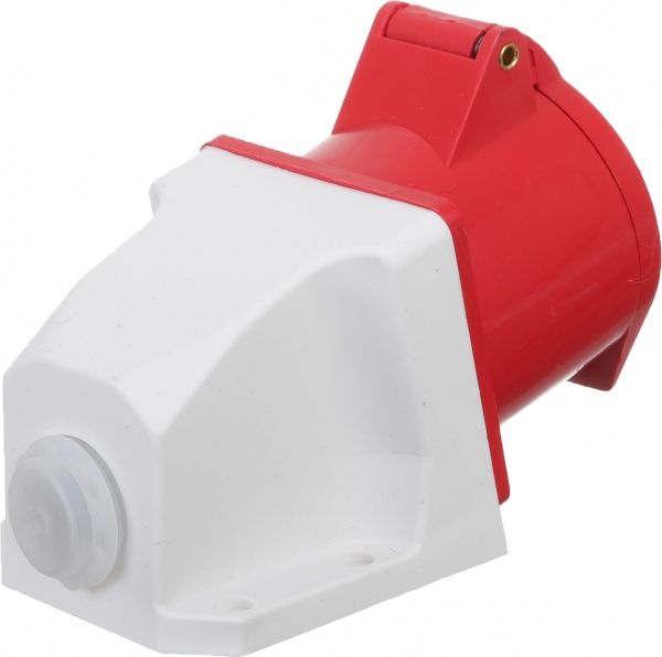 Розетка силовая стационарная с заземлением UP! (Underprice) 3p+N+PE (125) 380В 32А IP44 серый