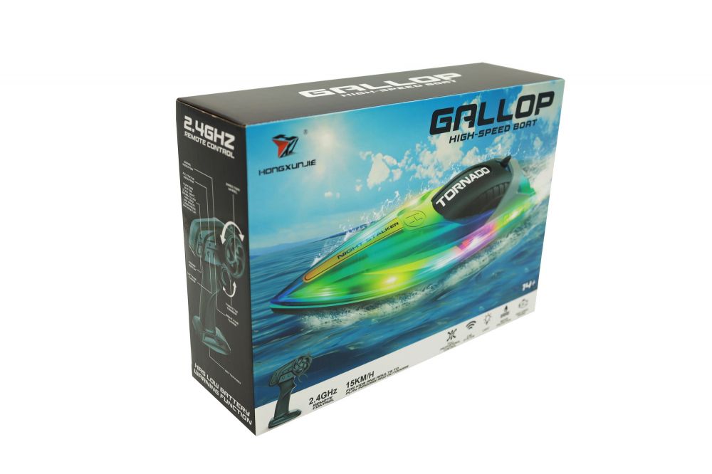 Катер на радиоуправлении Qunxing Toys TORNADO HJ819