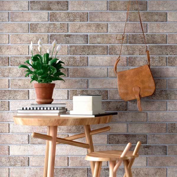 Плитка Golden Tile BrickStyle Seven tones тютюновий 34З020 6x25 