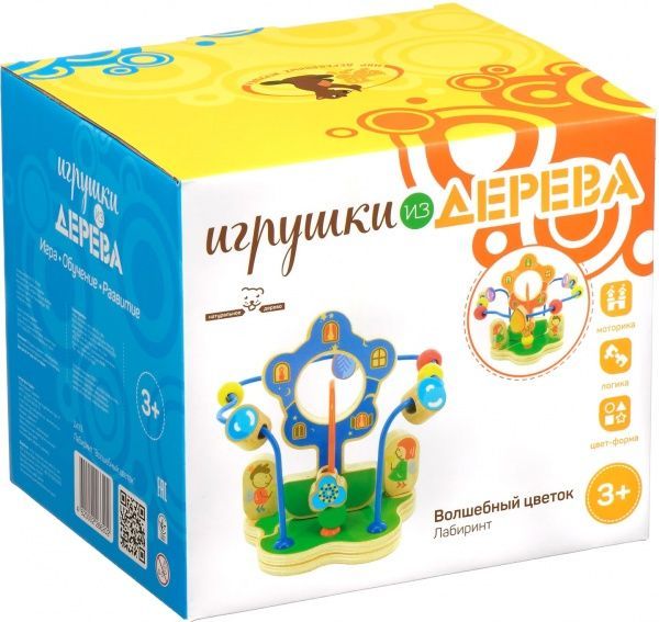 Игрушка Іграшки з дерева Лабиринт Волшебный цветок Д433