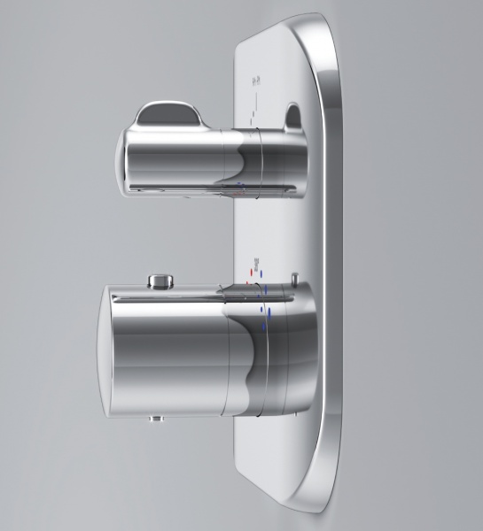 Верхняя часть смесителя для душа AM.PM с термостатом Sensation F3075600