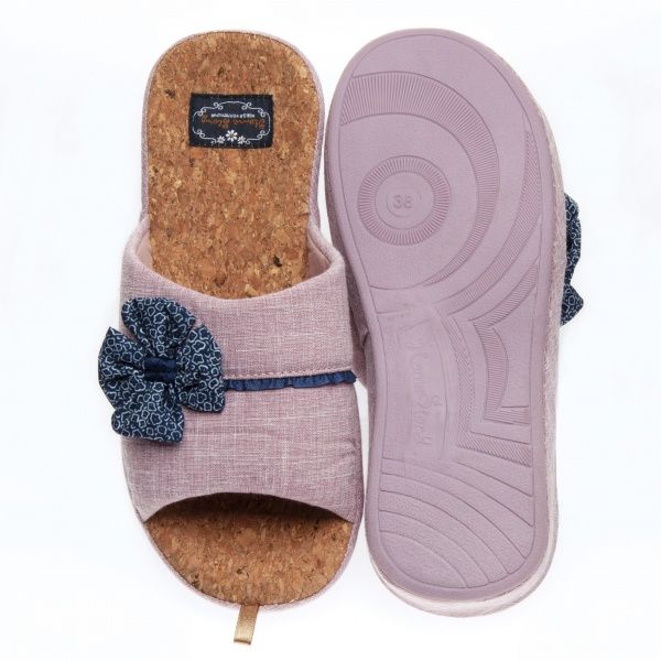 Капці домашні Home Story р. 40 пурпуровий 90704-5 