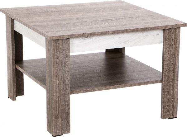 Стол журнальный Note I дуб сонома трюфель/дуб крафт 670x670x460мм 